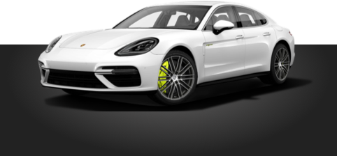 White Porsche panamera